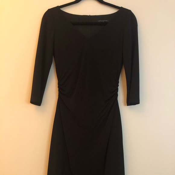 David Meister 3/4 sleeve black dress - Picture 2 of 3